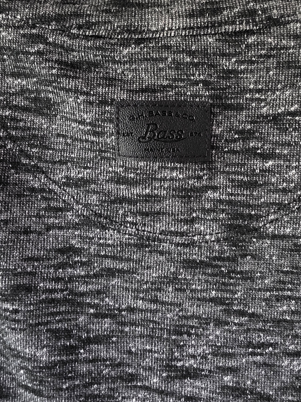 G.H. Bass & Co. Women's Heathered Charcoal Gray Open Front Jacket - Picture 6 of 7